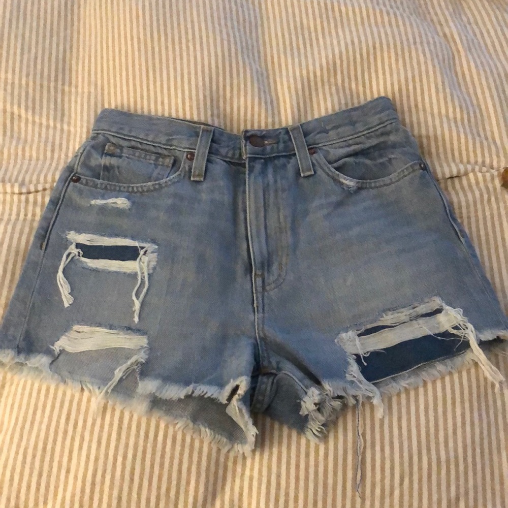 Madewell denim shorts size 26 NWT